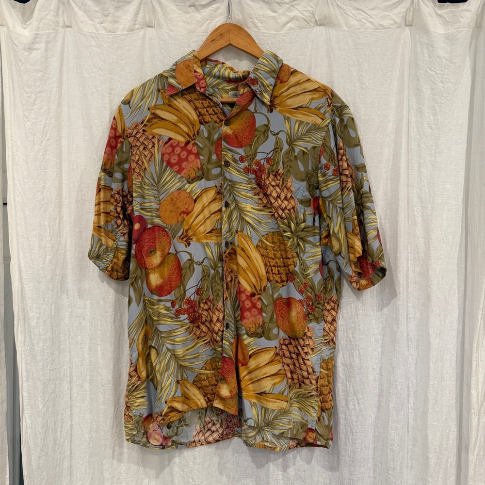 Reyn Spooner Vintage Hawaiian Shirt - Troptical Fruit, size M/L